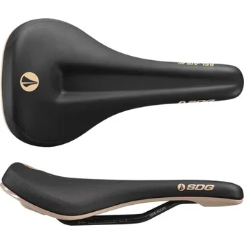 Sedlo na kolo Sedlo SDG BEL-AIR V3 MAX Saddle Black Microfiber Top | Tan Base
