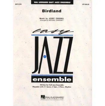 Weather Report: Birdland (noty pro snadný jazzový orchestr, party, partitura)