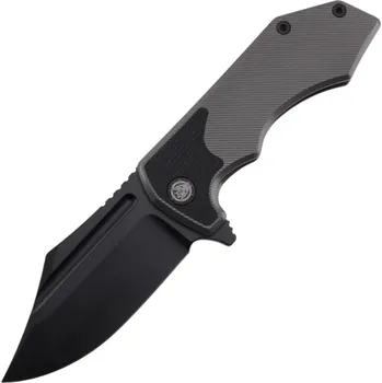 kapesní nůž DC BLADES CETO DLC, Zlatý Pivot, Černá Micarta Inlay