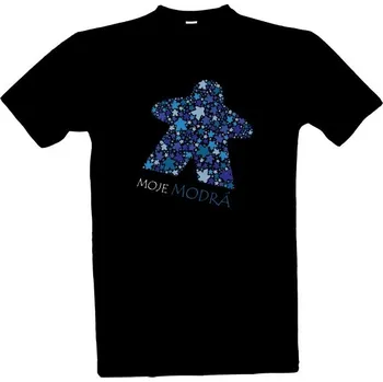 Pánské tričko Tričko s potiskem Color Meeple – Moje Modrá pánské