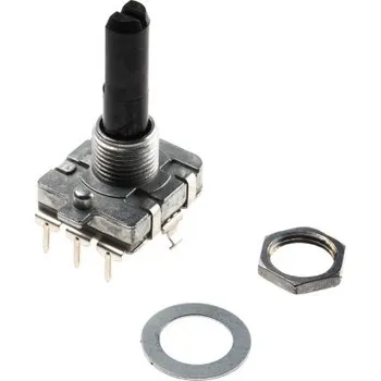 Vačková hřídel Mechanický rotační kodér 24 impulzů přírůstkový, průměr hřídele: 6 mm plochý hřídel hřídel, Průchozí otvor Alps Alpine