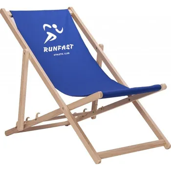 Zahradní lehátko Dřevěné lehátko s potiskem Zvolte barvu: Modrá