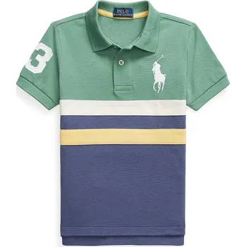 Pánské tričko Polo tričko Polo Ralph Lauren 322952429002 zelená 77X, vel. 109-116