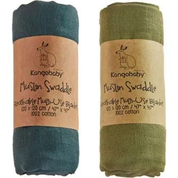 látková plena Dětská bavlněná plena 2 ks zelená