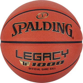 Basketbal SPALDING Basketbalový míč Spalding TF1000 Legacy FIBA 7 ORANŽOVÁ|ČERNÁ