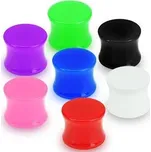 Plug do ucha z akrylátu (bílá, 22 mm)