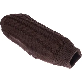 Obleček pro psa zooplus Basics svetr pro psy, hnědý, délka zad cca 50 cm pes