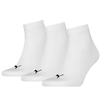 Dámské ponožky Ponožky Puma Quarter Plain 3P Socks 701230337-300 Velikost 43-46