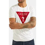 Pánské bílé triko Guess - Velikost XL, Barva Bílá 56225 M94I46J1300