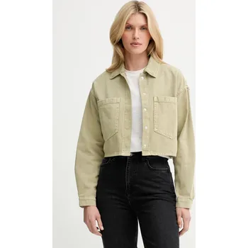 Pánská větrovka Džínová bunda Answear.LAB BCJ78.tos zelená 77X, vel. L