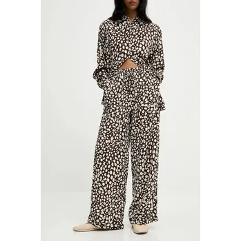 Dámské kalhoty Kalhoty Answear.LAB 45096.tos hnědá 89X, vel. S