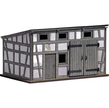 Modelová železnice Busch 1942 H0 Bouřená budova