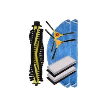 Sada příslušenství pro robotický vysavač Kartáče, HEPA filtry k vysavači SENCOR komp. s SRX 0914 sada a mopy 7ks