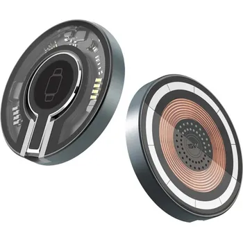 Bezdrátová nabíječka PROMATE - Qi / Magsafe kompatibilní + nabíječka Watch - 15W - černá