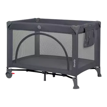 Dětská postýlka Lionelo Postýlka cestovní Laura Grey Concrete