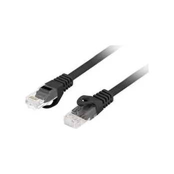 Patch panel LANBERG Patch kabel CAT.6 UTP LSZH CU 0.25M černý Fluke Passed