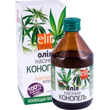 Rostlinný olej Konopný olej 100% 100 ml - ELIT (Doplněk stravy)