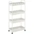Koupelnový nábytek AWD Interior Koupelnový regál na kolečkách AWD02041976 bílý