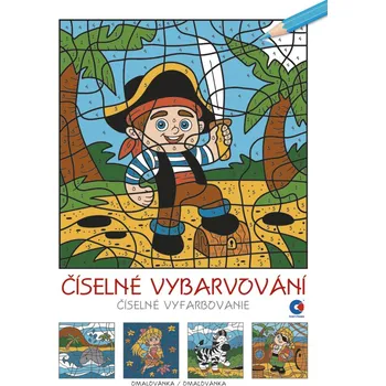 omalovánky BALOUŠEK Omalovánka A4 - Číselné vybarvování