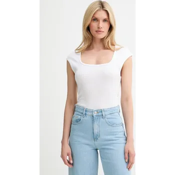 Bavlněné tričko Answear.LAB dámské, bílá barva LTS.149IRMAWHI.ums 00X, vel. XS