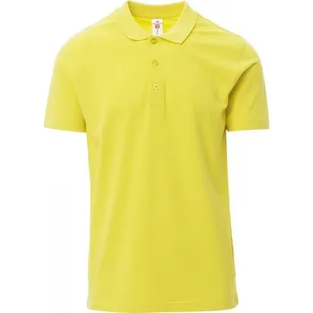 Pánské tričko Payperwear Polokošile Rome se 3 sladěnými knoflíky Barva: Žlutá, Velikost: S