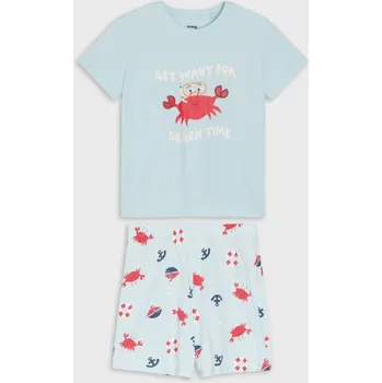 Chlapecké spodní prádlo Sinsay - Dvoudílná pyžamová souprava - modrá - 038DP-05X - 038DP-05X-140