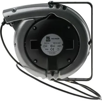 Prodlužovací kabel Prodlužovací cívka, délka kabelu: 24m 24m 1.5mm² 0 zásuvek s automatickým přetáčením H05VV-F jmenovitý proud v