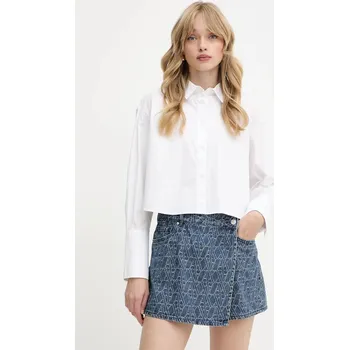 Pánská košile Bavlněná košile Armani Exchange XW000494.AF12812 bílá 00X, vel. L