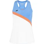 Dámské tílko Babolat Play Tank Top Women White/Blue M