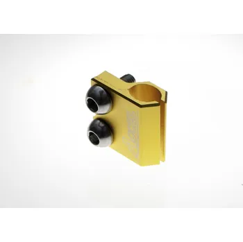 Filtr pro motocykl ACCEL držák brzdové hadičky přední HONDA/YAMAHA barva zlatá (ACCEL držák brzdové hadičky přední HONDA/YAMAHA barva zlatá)