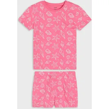 Sinsay - Dvoudílná pyžamová souprava - sytě růžová - 105DP-42X - 105DP-42X-122
