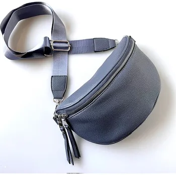 Ledvinka Piazza Italia Dámská crossbody ledvinka - šedomodrá