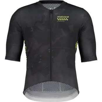 cyklistický dres Dres MALOJA PushbikersM. Aero 1/2 39271-1 - více barev, pánský Velikost: L, Varianta: deep black