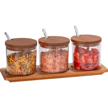 Dóza na potraviny Wenko Sada dóz na koření (kulatá, 3dílná sada)