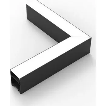 LED panel Optonica Rohový profil 8W pro závěsné svítidlo LED LINEAR černé, NEUTRÁLNÍ BÍLÁ