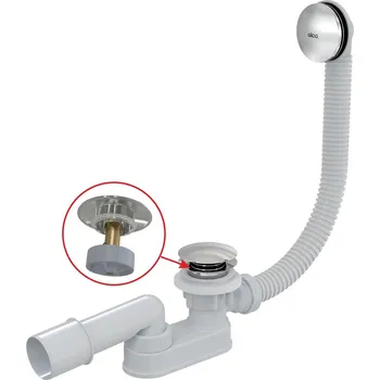 Sifon Sifon vanový click/clack, kov, délka 57 cm A507CKM