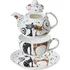 Queen Isabell Collection Tea for One 300 ml Cats in love
