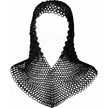 Kukla Středověká kroužková kukla ze zavíraných kroužků, konstrukční ocel černěná