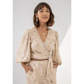 Lez a lez 9081L Dámský top X9771D hnědá