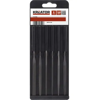 KREATOR KRT451200 Sada pilníků jehlových 100mm 6dílná
