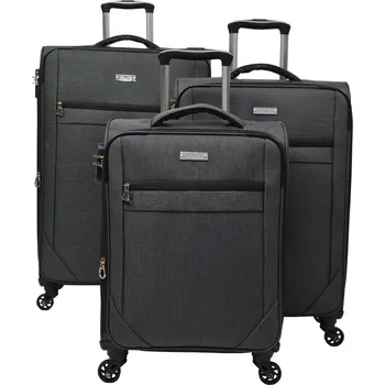 Cestovní kufry 3 ks Extra Light Collection 42 l 74 l 111 l - 888 hnědá