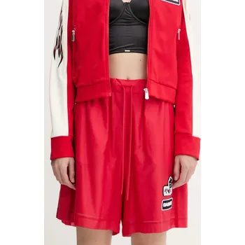 Dámské kraťasy Kraťasy Pinko dámské, červená barva, high waist, 105243 A2M7 105243.A2M7 33X, vel. M