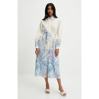 Dámské šaty Šaty Answear.LAB béžová barva, maxi br5629.iak 80X, vel. S