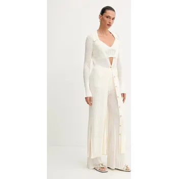 Pánský svetr Svetr BOSS Orange 50535494 béžová 01X, vel. L