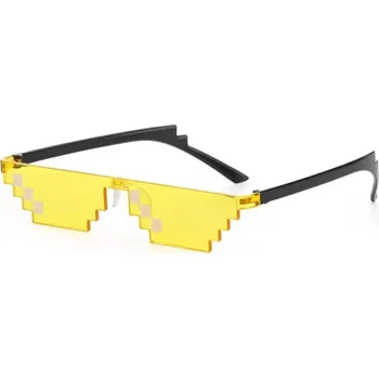 Sluneční brýle Designové brýle - MINECRAFT - ŽLUTÉ (B) (Značka: GOODTRADES)