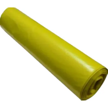Pytle na odpadky Mikrotenové pytle na odpad 120l, 50ks/role, 20my, 70x110cm, žluté