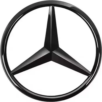 Znak automobilu Mercedes emblém černý lesk 57mm