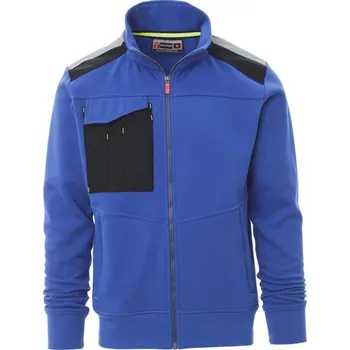 Pánská mikina Payperwear Pánská mikina Work 2.0 s reflexními pruhy na ramenou Barva: modrá královská, Velikost: M