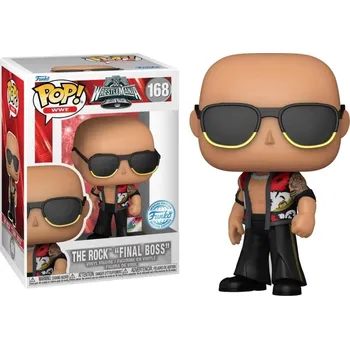 Figurka Funko | POP figurka WrestleMania The Rock Final Boss 9 cm Special Edition POŠKOZENÁ KRABIČKA 1