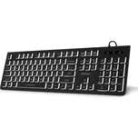 EVOLVEO K1010, klávesnice s bílým podsvícením,